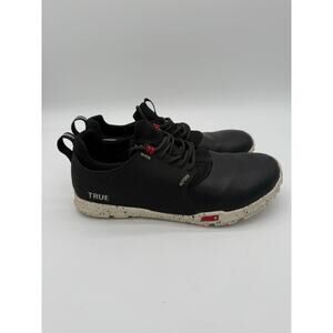 True Linkswear Original 1.2 - Mens Sz 11 - Black Leather Spikeless Golf Shoes
